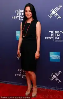 姜文携娇妻周韵出席子弹翠贝卡电影节首映
