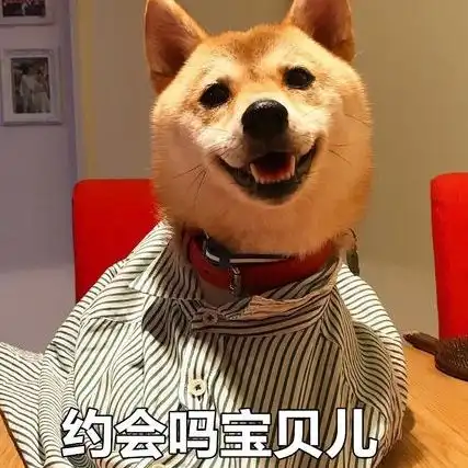 七夕柴犬单身狗表情包大全