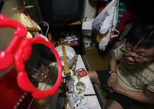 实拍香港棺材间里的蜗居者
