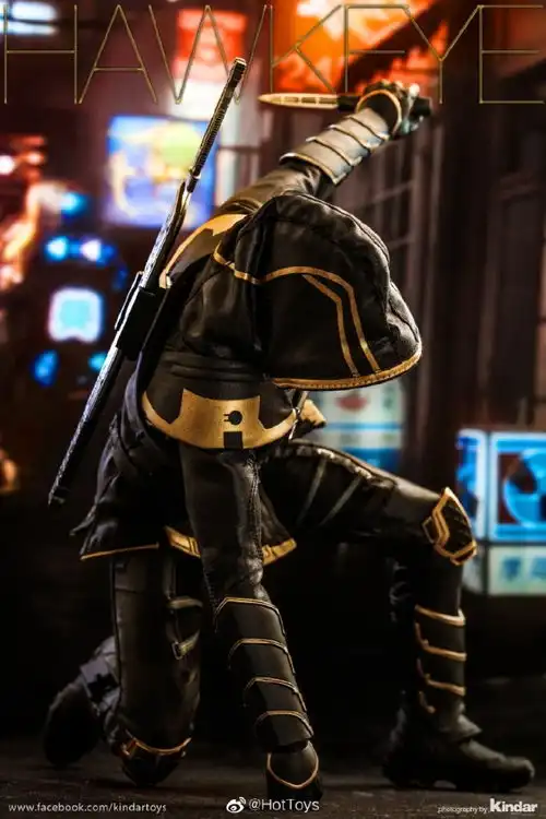 hottoys推复联416鹰眼人偶超豪华的浪人造型

