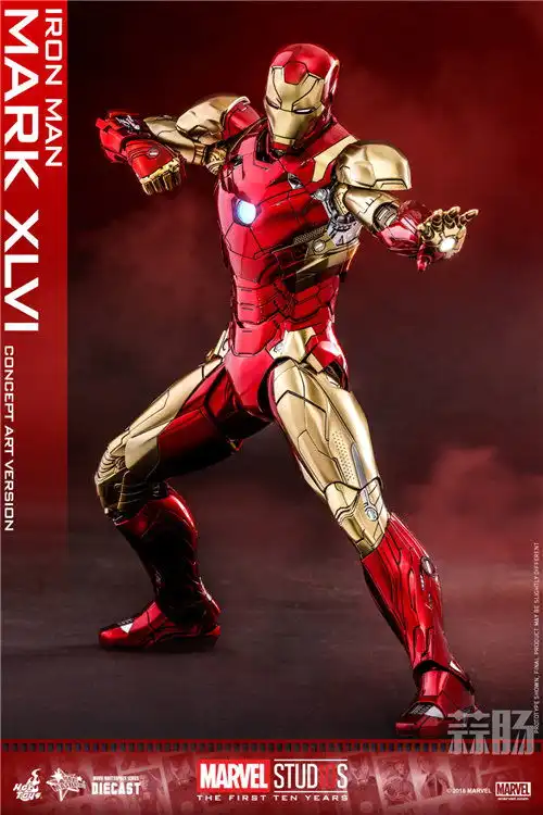 hottoys钢铁侠mk46概念版16合金珍藏人偶shcc
