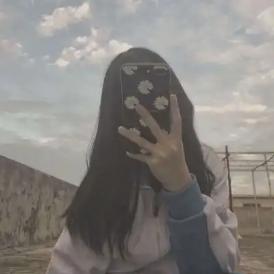 原宿风暗黑系女生头像真人孤独堕落女生头像高冷