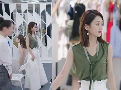 赵丽颖在你我的倾城时光里演服装设计师,可穿着却很土
