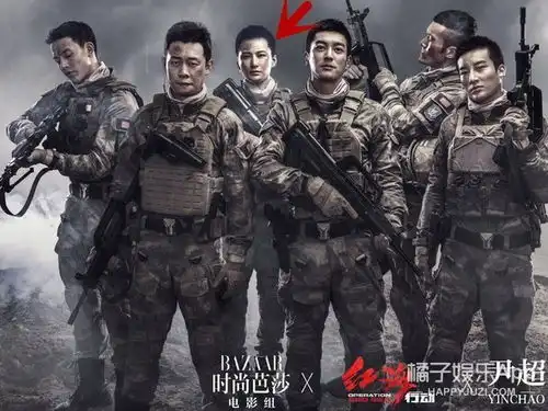 红海行动够燃,不过印象最深的却是她和黄景瑜
