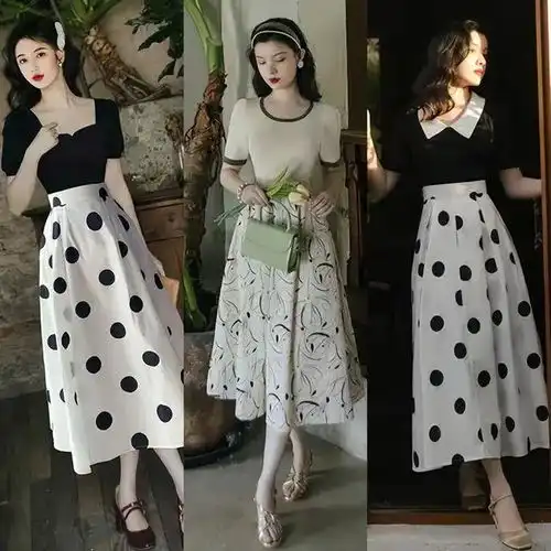 伞裙风靡今秋,时尚圈新宠儿,爱美女生必备单品
