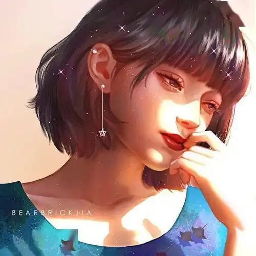光影唯美灵动的少女插画插画师karmenloh

