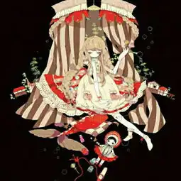 黑暗丧系动漫图片女生头像二次元病娇少女图片