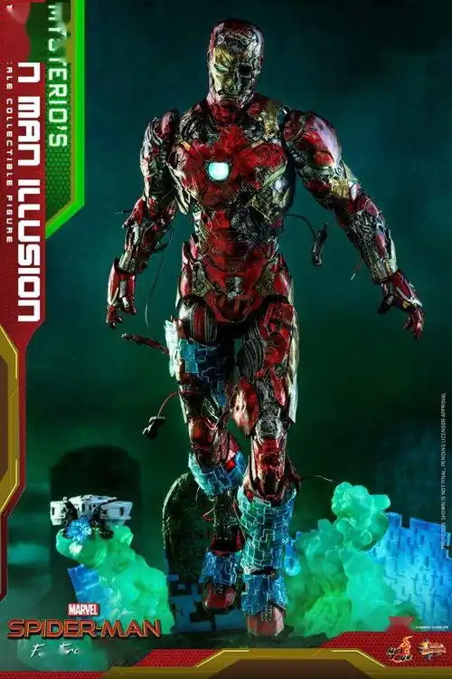 hottoysht蜘蛛侠英雄远征幻觉僵尸钢铁侠16可动人偶
