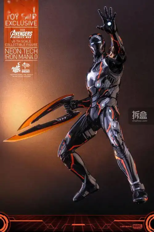 hottoyschinajoy限定款复仇者联盟3无限战争钢铁侠创战光速橙16比例合金珍藏人偶

